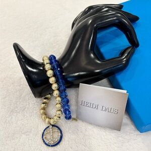 *NWOT* HEIDI DAUS Anchors Away Bracelet Set